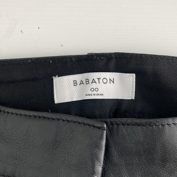 Aritzia Vegan Leather Pants - Picture 3 of 4